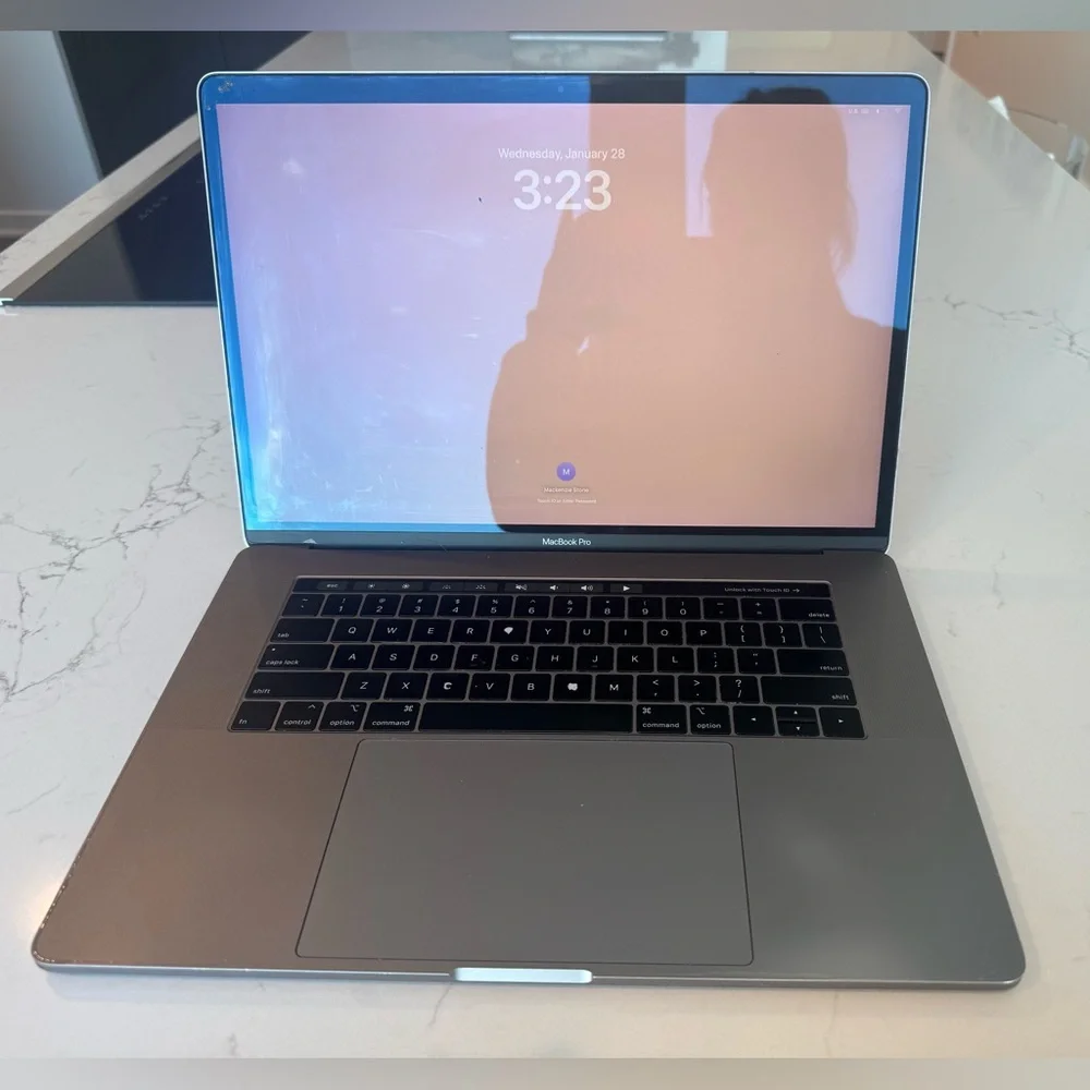 Apple Laptop Pro (2018) with Silver Finish